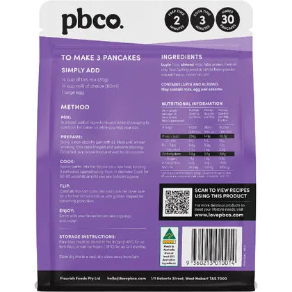 PBco- Protein Pancakes Mix Plant Protein-300g