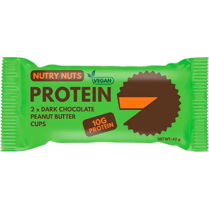 Nutry Nuts- Protein Peanut Butter Cups Dark Chocolate-12x42g