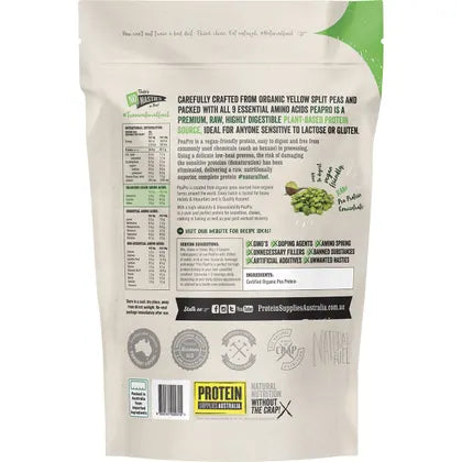 Protein Supplies Australia- PeaPro Raw Pea Protein Pure-1kg
