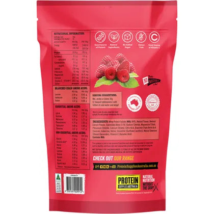 Protein Supplies Australia- Protein Water Raspberry-800g