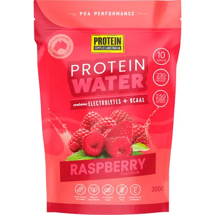 Protein Supplies Australia- Protein Water Raspberry-300g