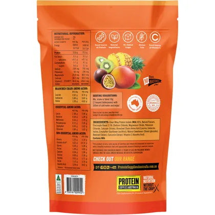 Protein Supplies Australia- Protein Water Tropical Punch-800g