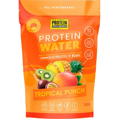 Protein Supplies Australia- Protein Water Tropical Punch-300g
