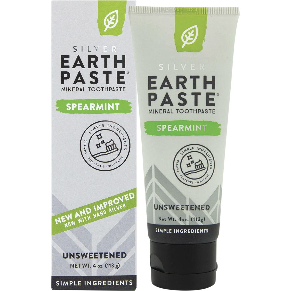 Redmond- Earthpaste Toothpaste with Silver Spearmint-113g