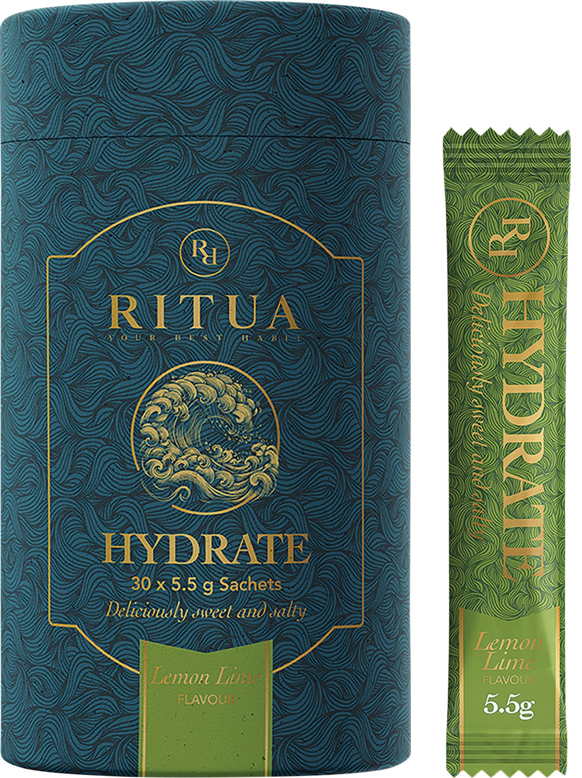 Ritua- HYDRATE Lemon Lime-30x5.5g