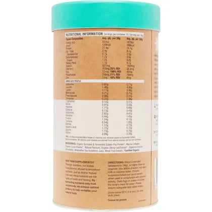 Amazonia- Raw Protein Collagen Plus Choc Hazelnut-750g