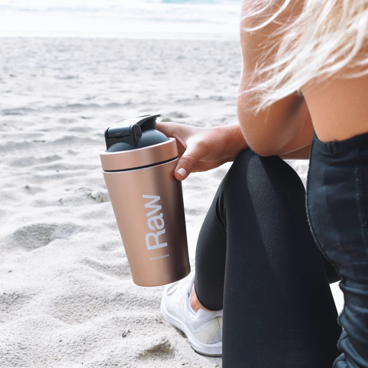 Amazonia- Raw Stainless Steel Shaker Rose Gold-500ml