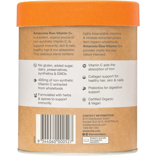 Amazonia- Raw Wholefood Extracts Vitamin C+-120g
