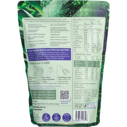 Power Super Foods- Real Plant Protein Natural-400g
