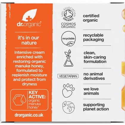 Dr. Organic- Rescue Cream Manuka Honey-50ml