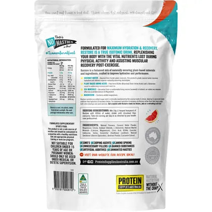 Protein Supplies Australia- Restore Hydration Recovery Drink Blood Orange-200g