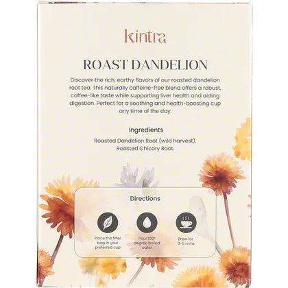 Kintra Foods- Roast Dandelion Tea Bags-32pk