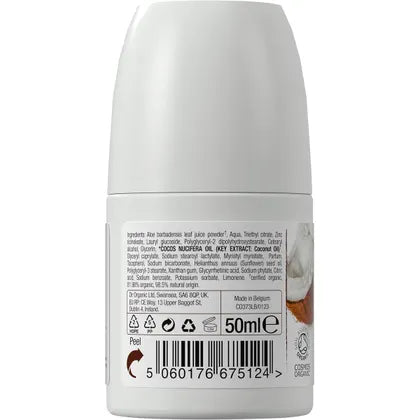 Dr. Organic- Roll-On Deodorant Coconut Oil-50ml