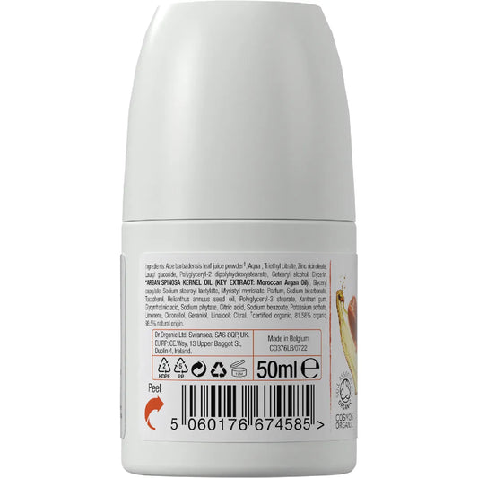 Dr. Organic- Roll-On Deodorant Moroccan Argan Oil-50ml
