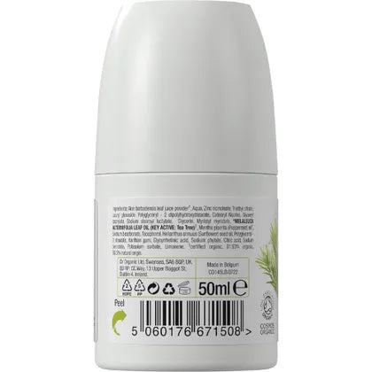 Dr. Organic- Roll-On Deodorant Tea Tree-50ml