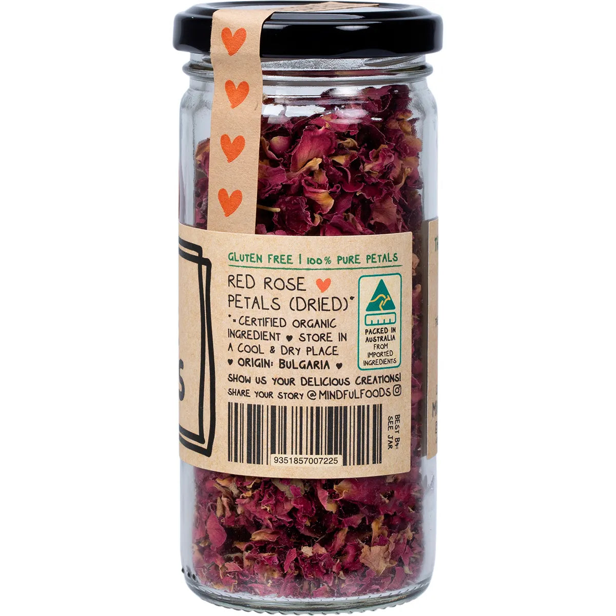 Mindful Foods- Rose Petals Organic-15g
