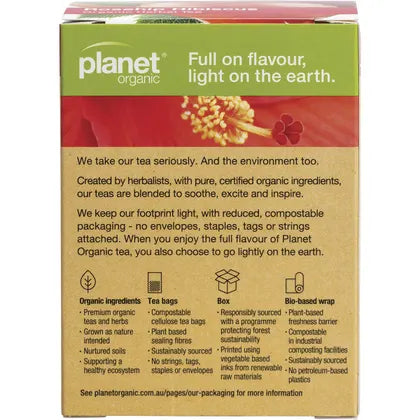 Planet Organic- Rosehip & Hibiscus Herbal Tea Bags-25pk