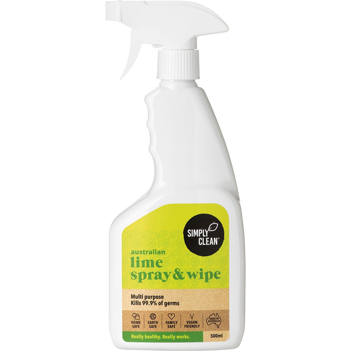 Simply Clean- Spray & Wipe Lime-500ml