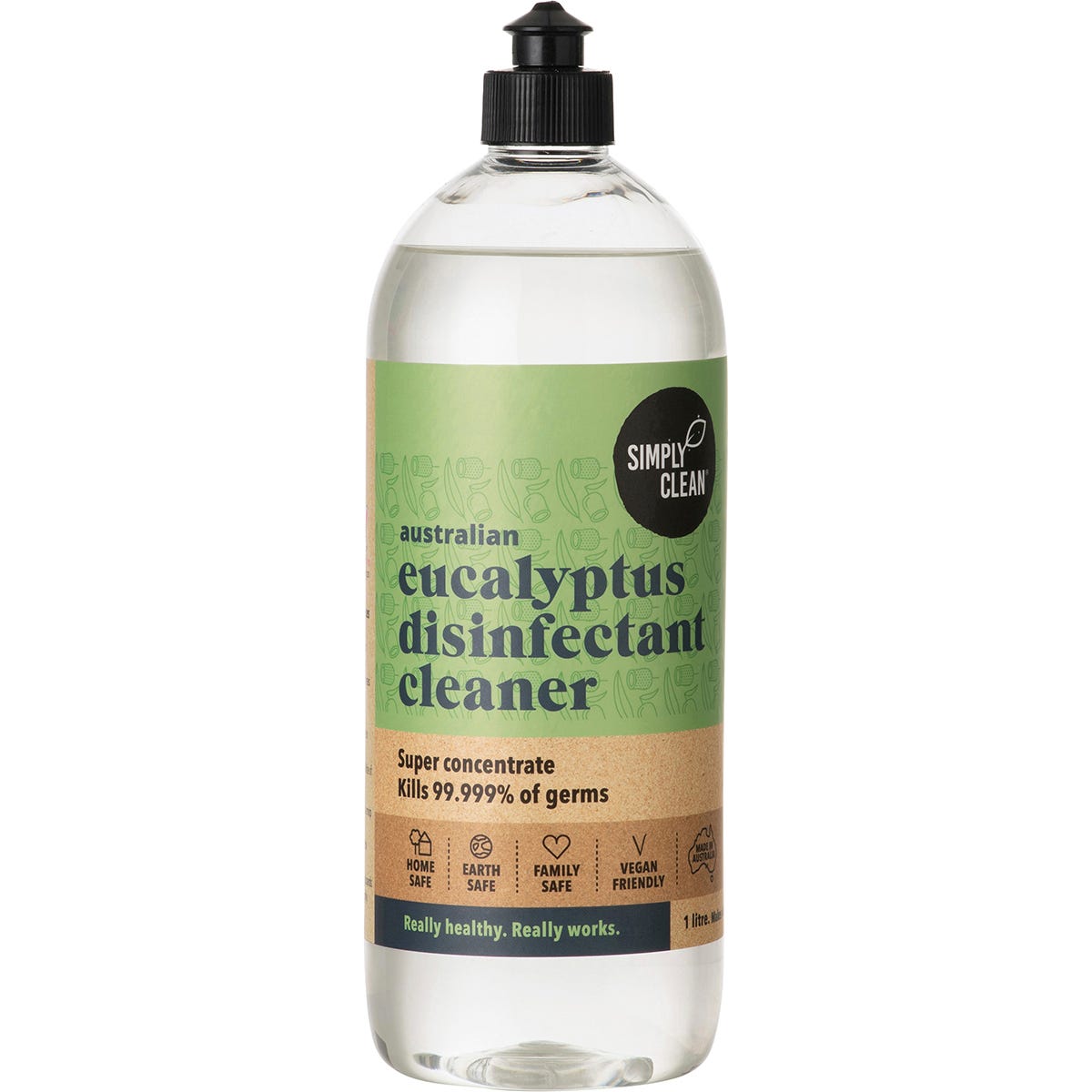 Simply Clean- Disinfectant Cleaner Eucalyptus-1L