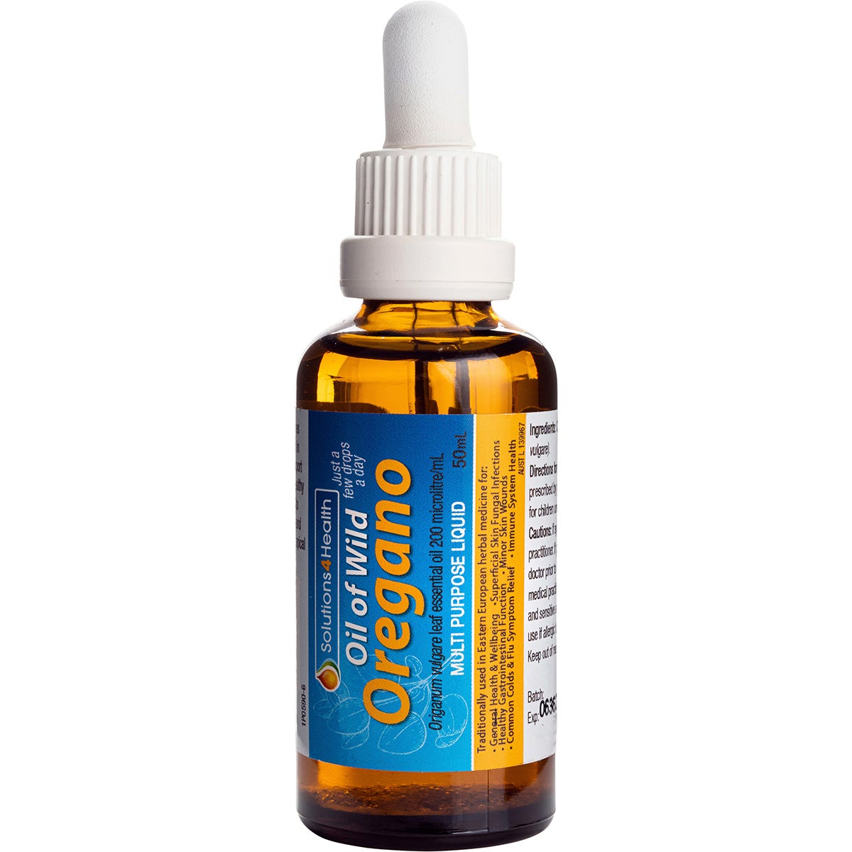 Solutions 4 Health- Oil of Wild Oregano-50ml