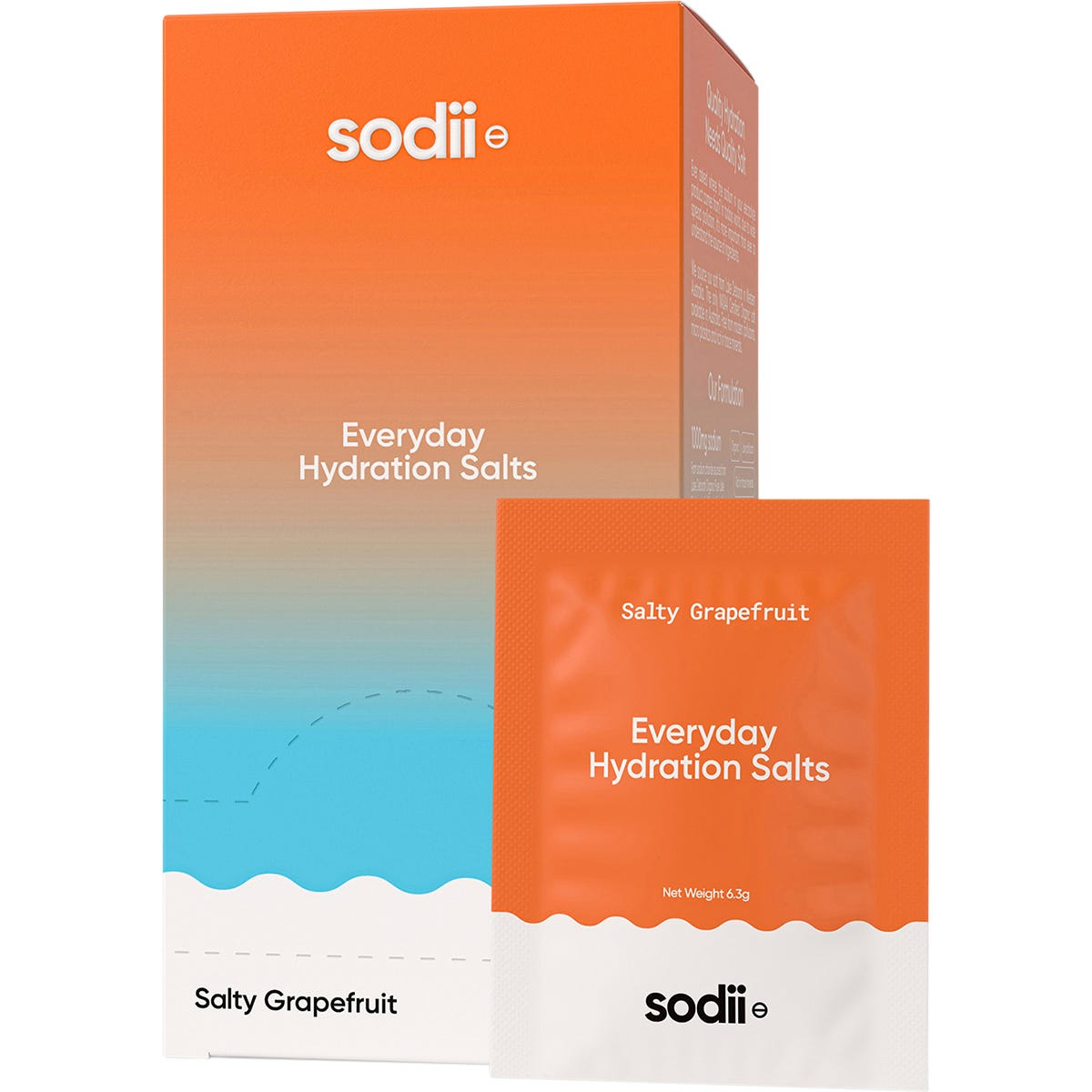 Sodii- Everyday Hydration Salts Salty Grapefruit-30pk