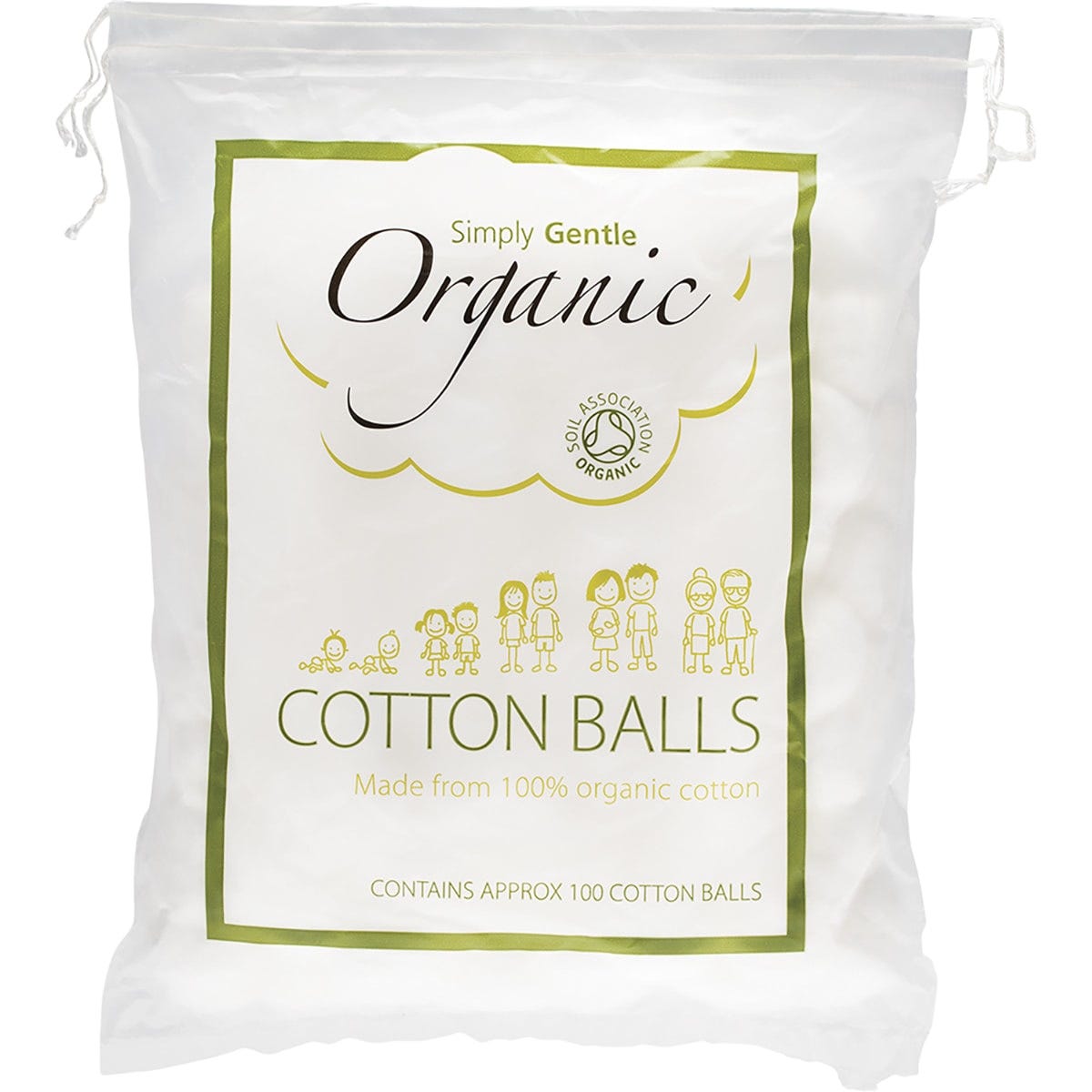 Simply Gentle Organic- Cotton Balls-100pk
