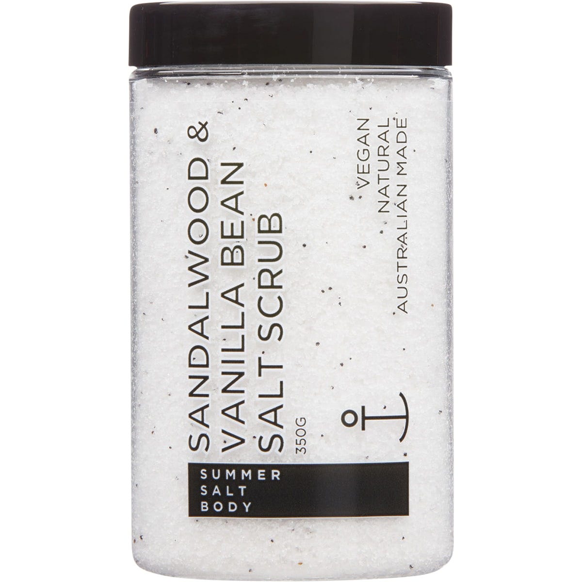 Summer Salt Body- Salt Scrub Sandalwood & Vanilla Bean-350g