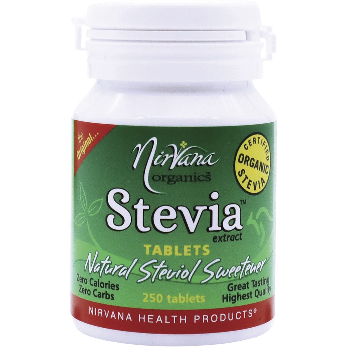 Nirvana Organics- Stevia Tablets-250 Tabs