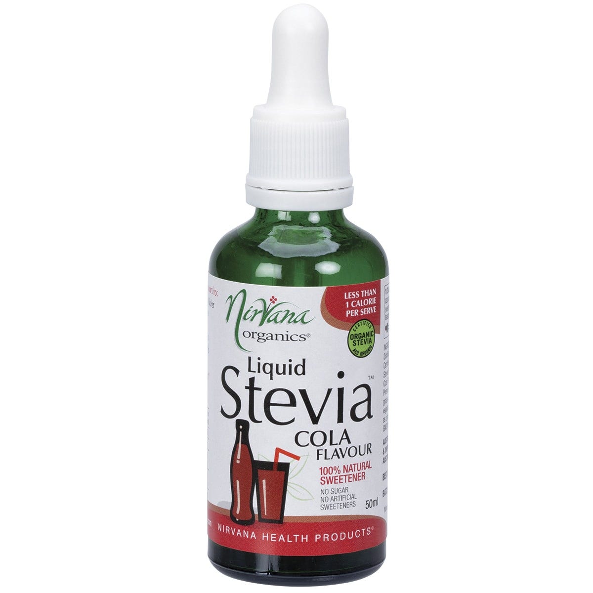 Nirvana Organics- Liquid Stevia Cola-50ml