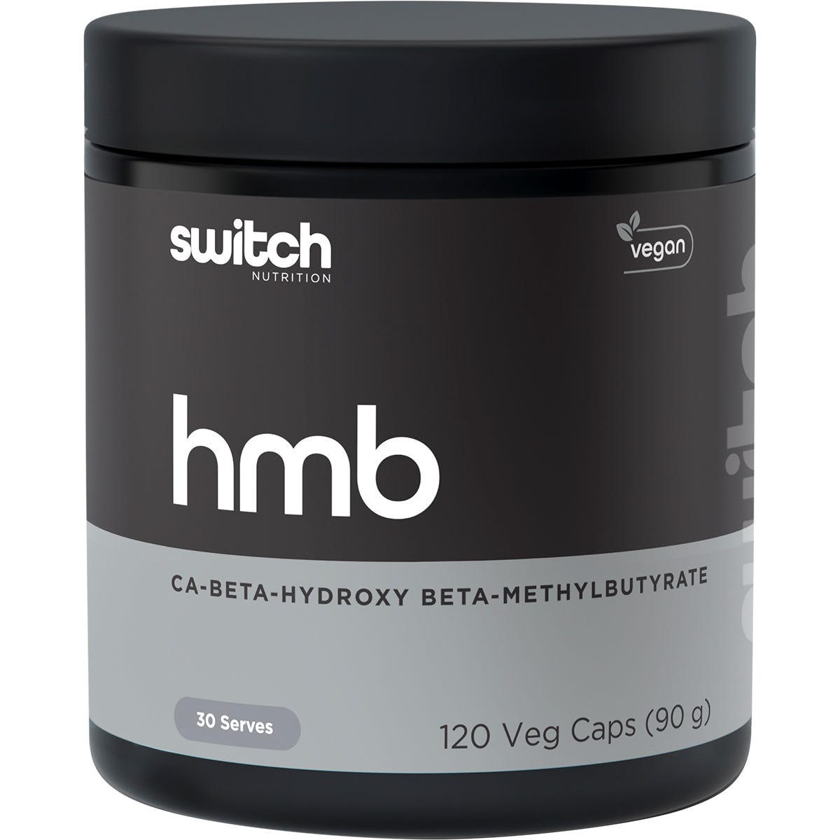 Switch Nutrition- HMB Ca-Beta-Hydroxy Beta-Methylbutyrate-120 Caps