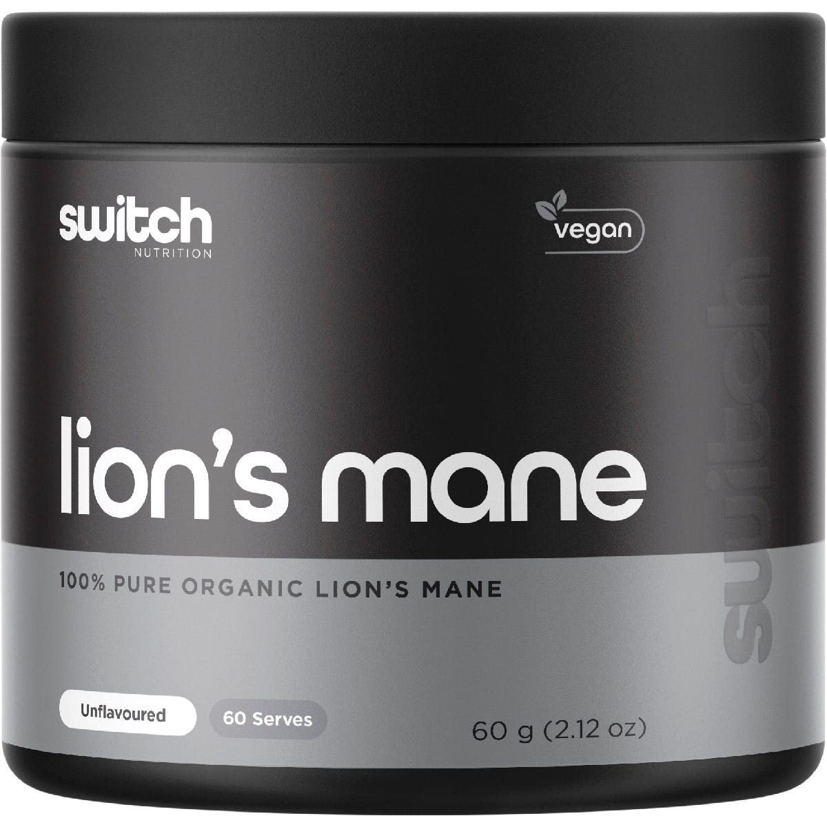 Switch Nutrition- Lion's Mane 100% Pure Organic Unflavoured-60g