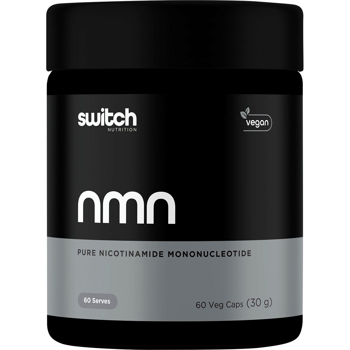 Switch Nutrition- NMN Pure Nicotinamide Mononucleotide-60 Caps