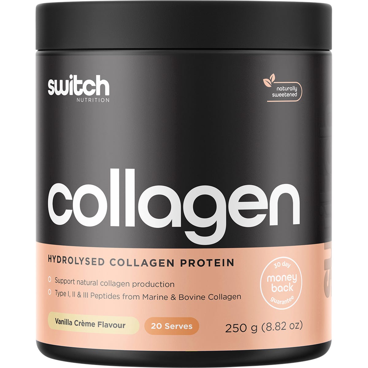 Switch Nutrition- Hydrolysed Collagen Protein Vanilla Creme-250g