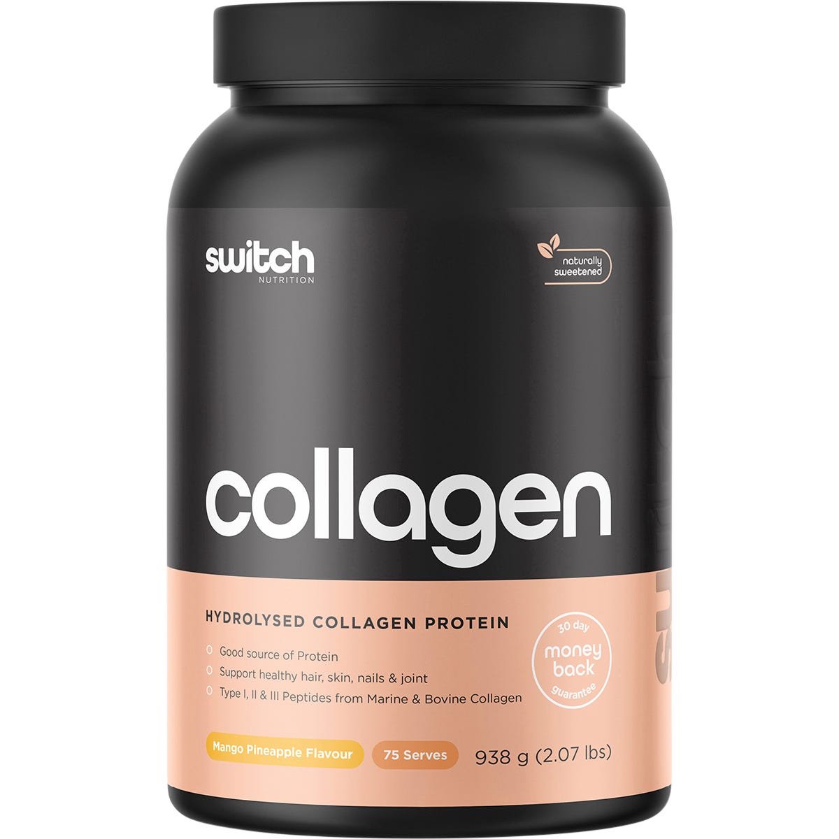 Switch Nutrition- Hydrolysed Collagen Protein Mango Pineapple-938g