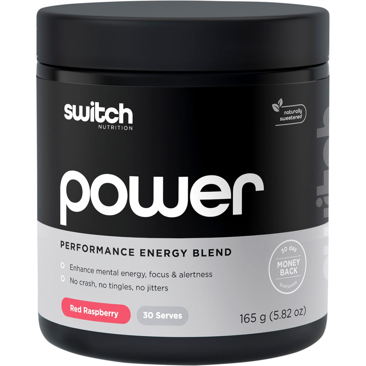 Switch Nutrition- Power Performance Energy Blend Red Raspberry-165g