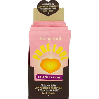 Loving Earth- Salted Caramel Chocolate Heart-16x30g
