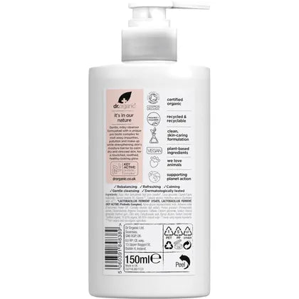 Dr. Organic- Skin Calm Probiotic Cream Cleanser-150ml