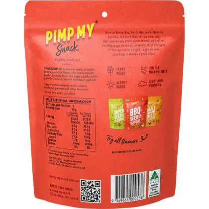 Pimp My Snack- Snacking BBQ Seeds-80g