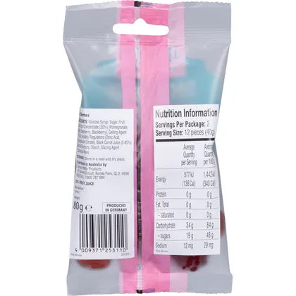 J.Luehders- Soft Vegan Candy Red Berries-10x80g