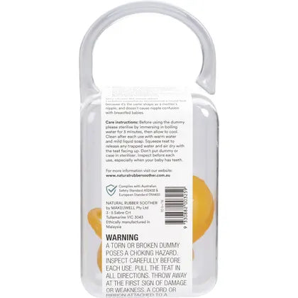 Natural Rubber Soothers- Soother Twin Pack Large Rounded 6 mths +-2pk