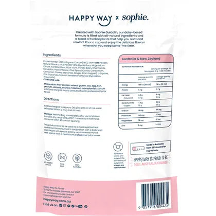 Happy Way- Sophie's Hot Choccy Dairy Vanilla Chai-200g