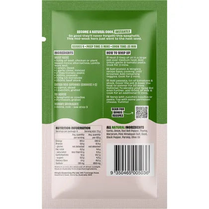 Mingle- Spag Bol Speedy-Style All Natural Recipe Base-12x30g