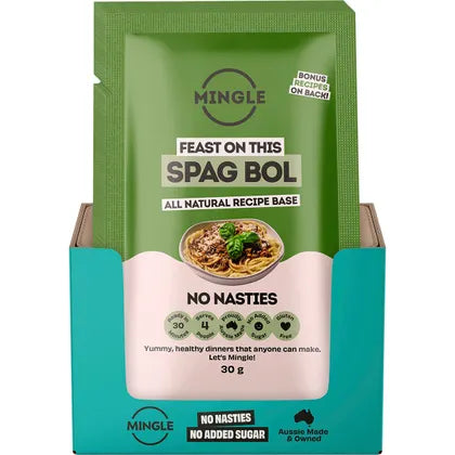 Mingle- Spag Bol Speedy-Style All Natural Recipe Base-12x30g