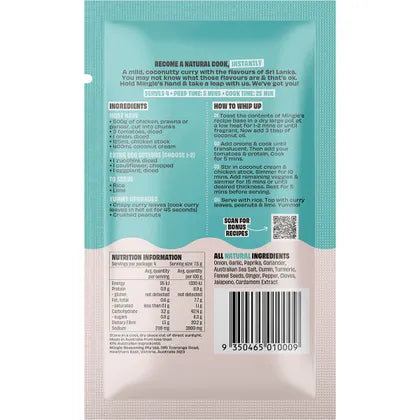 Mingle- Sri Lankan Curry All Natural Recipe Base-12x30g