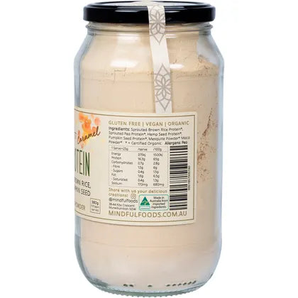 Mindful Foods- Stardust Caramel Plant Protein Powder-380g