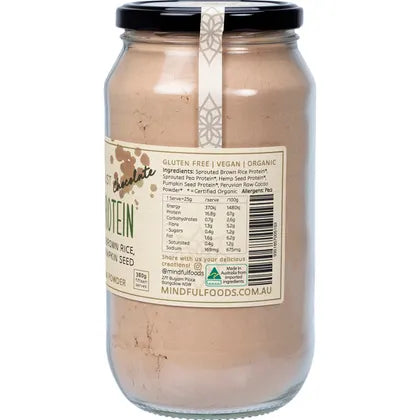 Mindful Foods- Stardust Chocolate Plant Protein Powder-380g