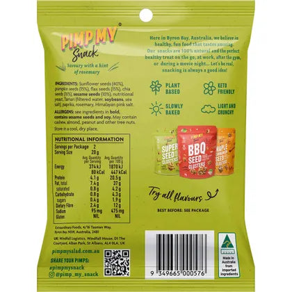 Pimp My Snack- Super Seeds Clusters-12x40g