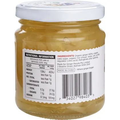The Ginger People- Sushi Ginger Organic-12x190g