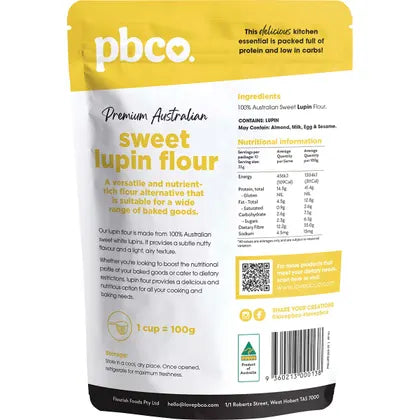 PBco- Sweet Lupin Flour Premium Australian-350g