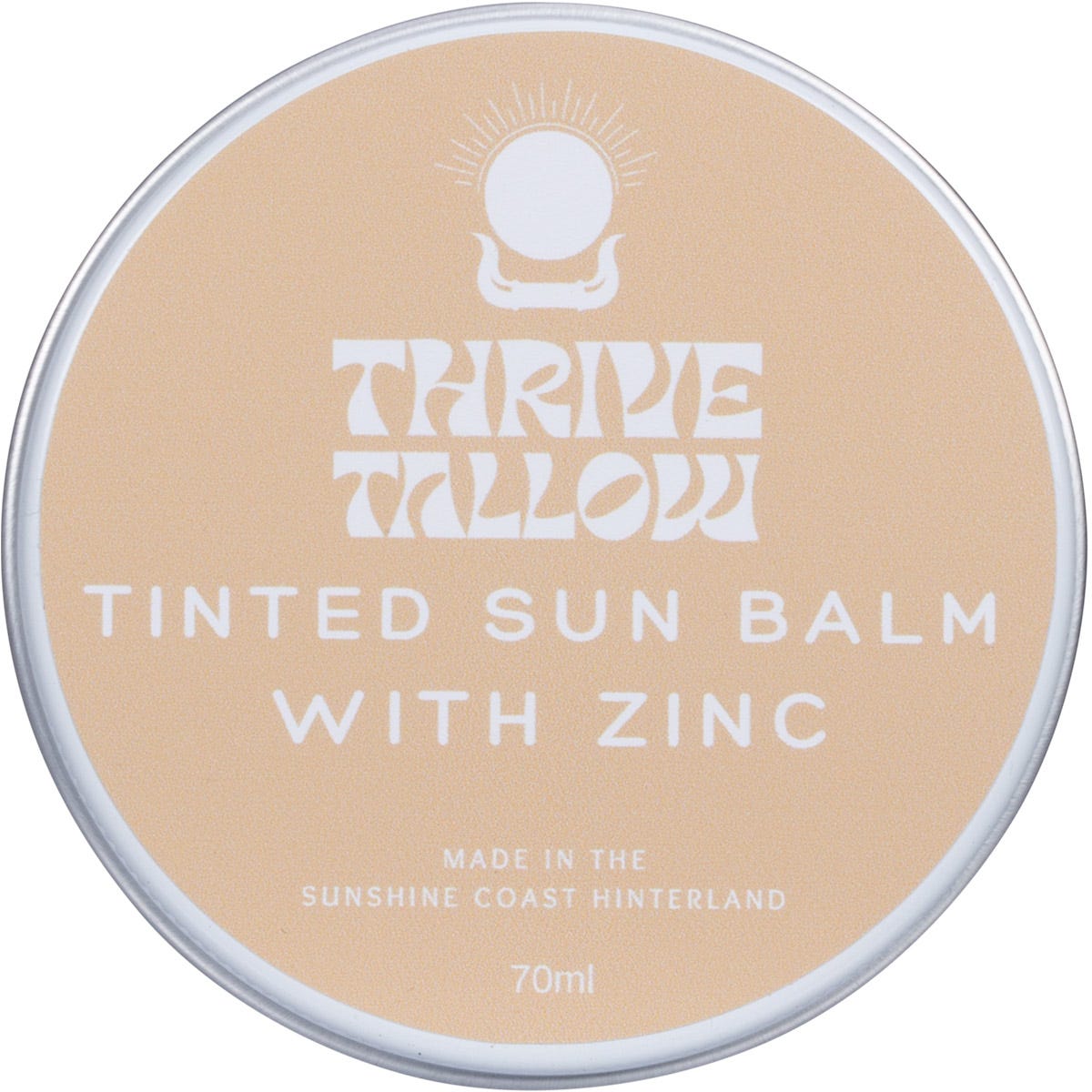 Thrive Tallow- Tinted Sun Balm with Zinc-70ml